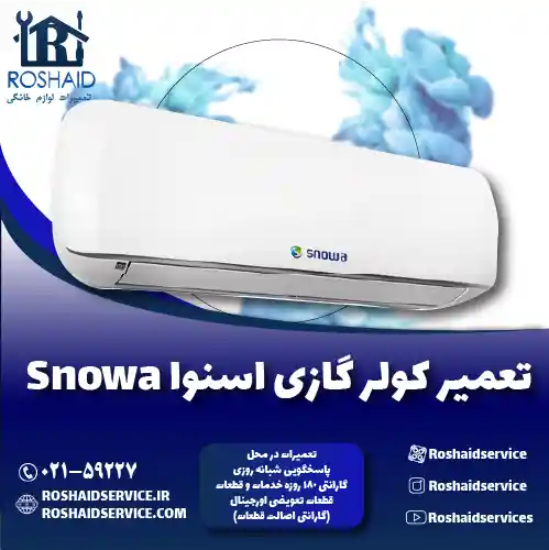 تعمیر کولر گازی اسنوا روشاید سرویس